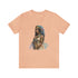 Ancient Egyptian Priestess - Short Sleeve Tee Heather Peach